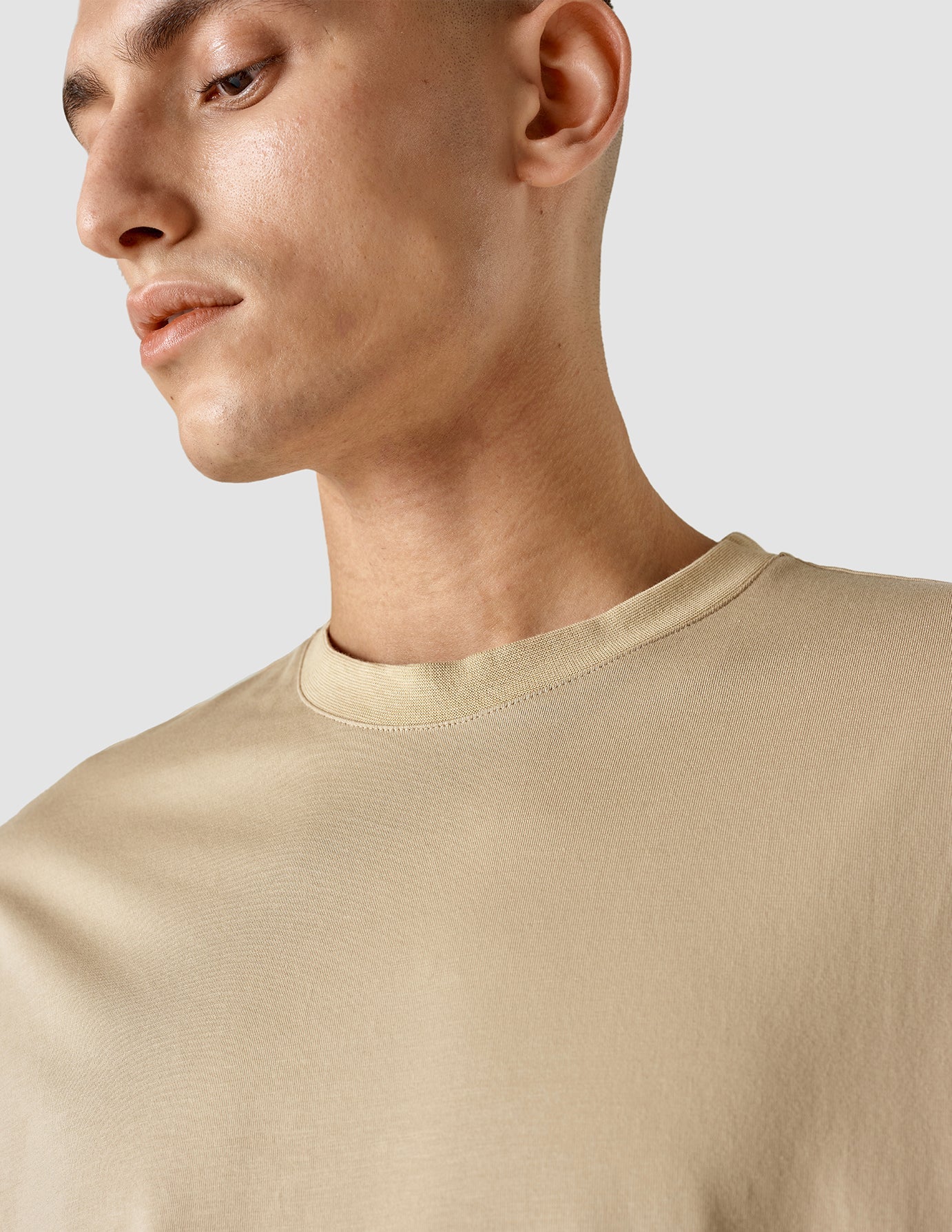 Supima T-shirt Box Fit Sahara